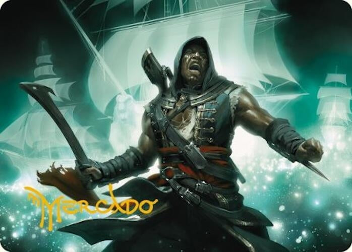 Adewale Breaker of Chains Art Card (Gold-Stamped Signature) (14) [ASACR] - MTG Single