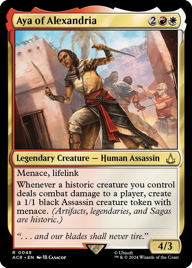 Aya of Alexandria (48) [ACR] - MTG Single