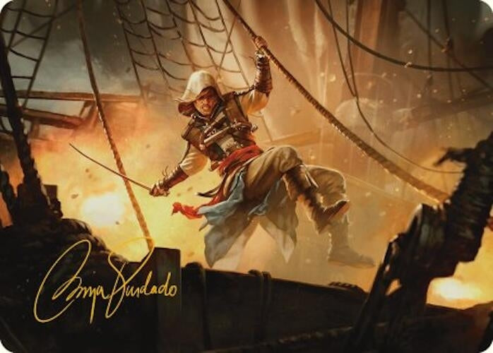 Edward Kenway Art Card (Gold-Stamped Signature) (5) [ASACR] - MTG Single