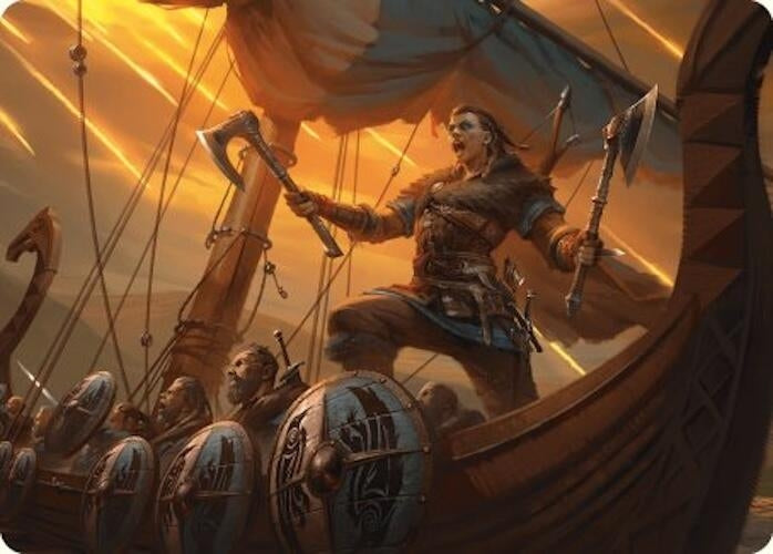 Eivor Battle-Ready Art Card (18) [ASACR] - MTG Single
