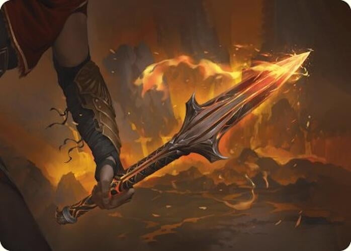 The Spear of Leonidas Art Card (4) [ASACR] - MTG Single