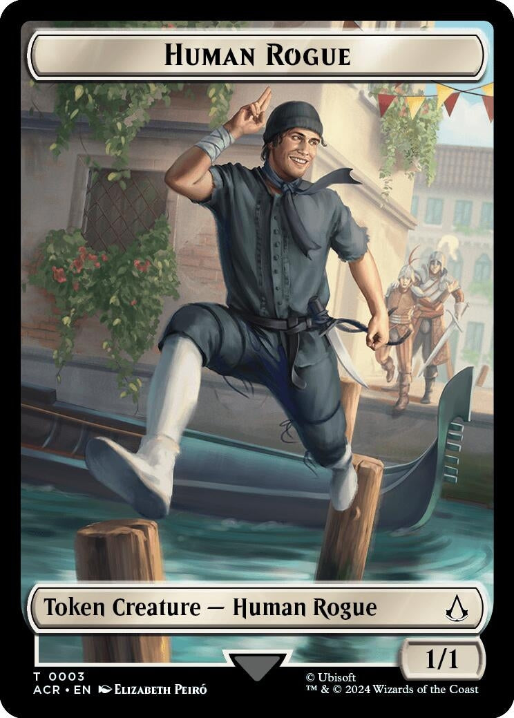 Human Rogue Token (0) [ACR] - MTG Single