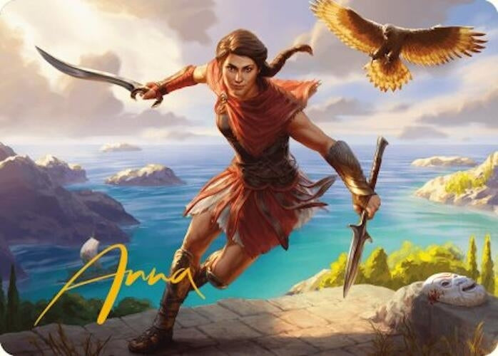 Kassandra Eagle Bearer Art Card (Gold-Stamped Signature) (6) [ASACR] - MTG Single