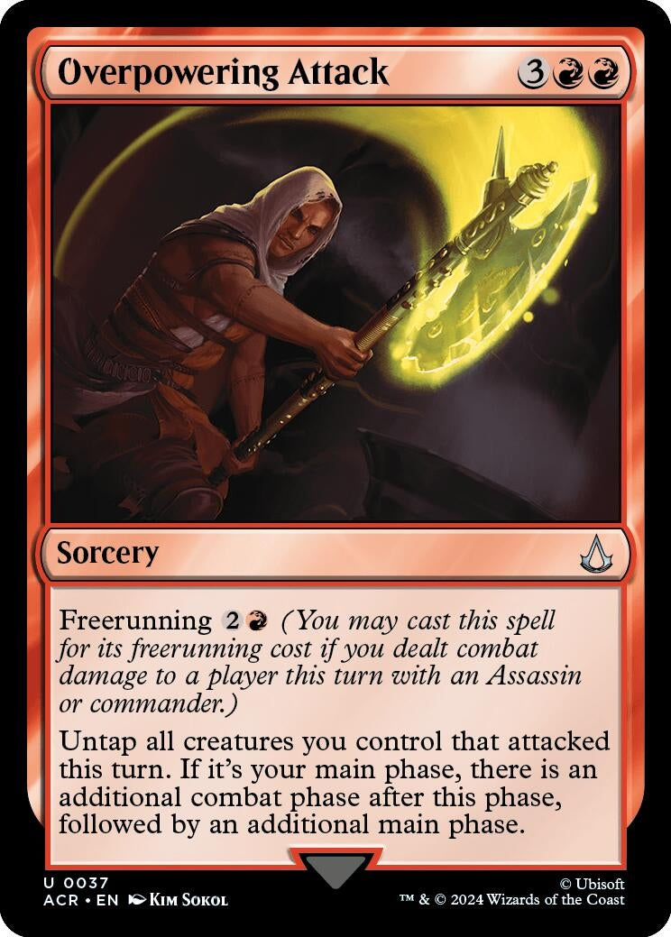 Overpowering attack (37) [ACR] - MTG Single