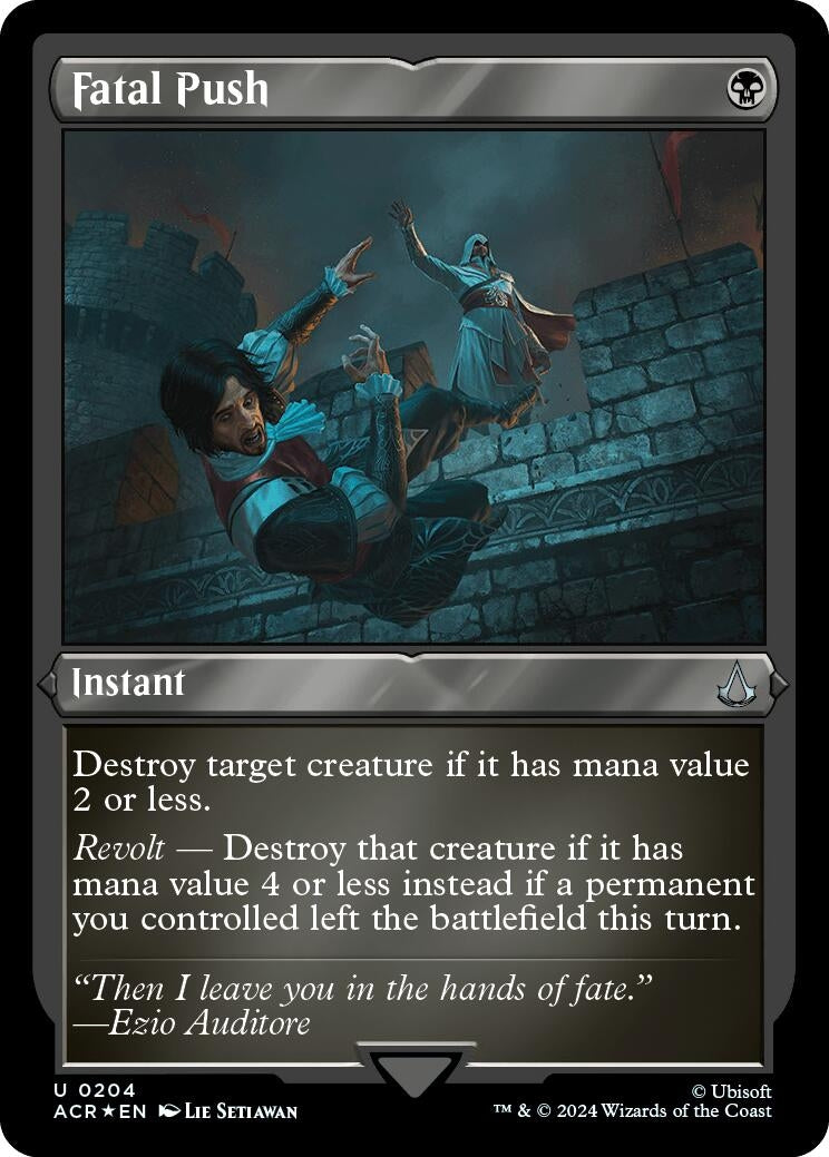 Fatal Push (Foil Etched) (204) [ACR] - MTG Single