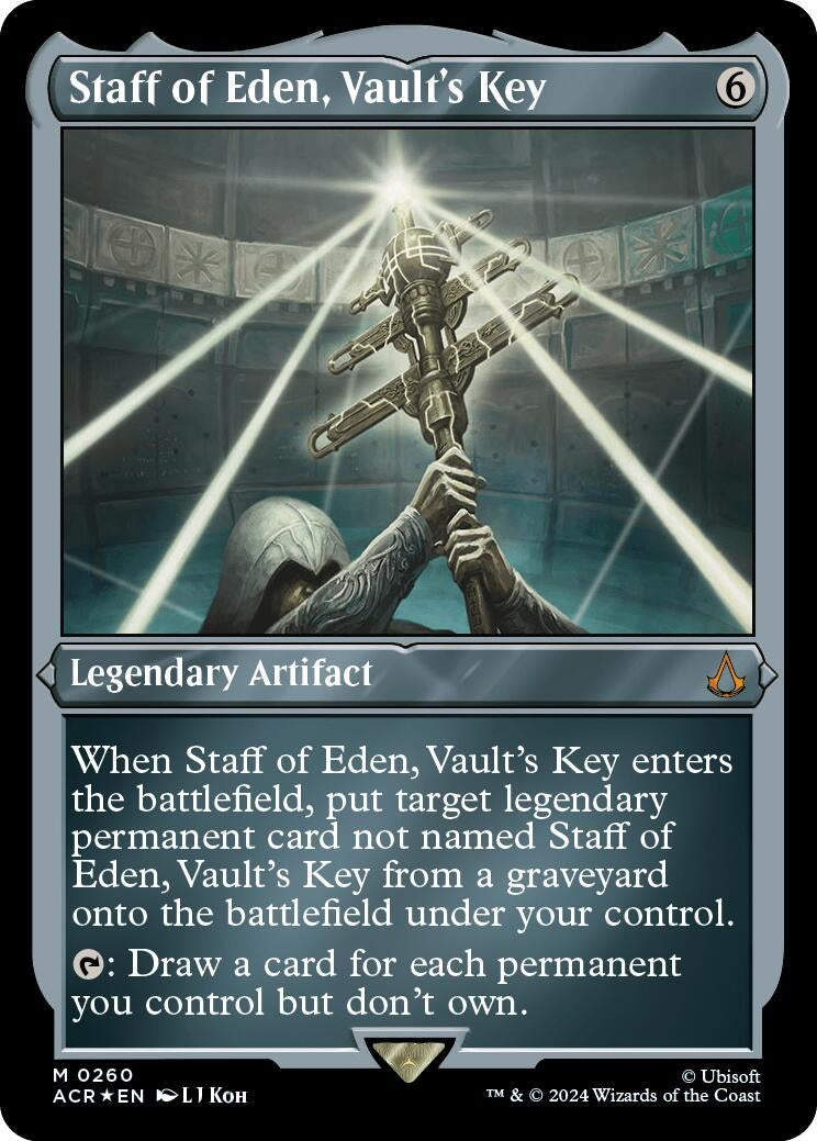 Staff of Eden Vault’s Key (Foil Etched) (260) [ACR] - MTG Single