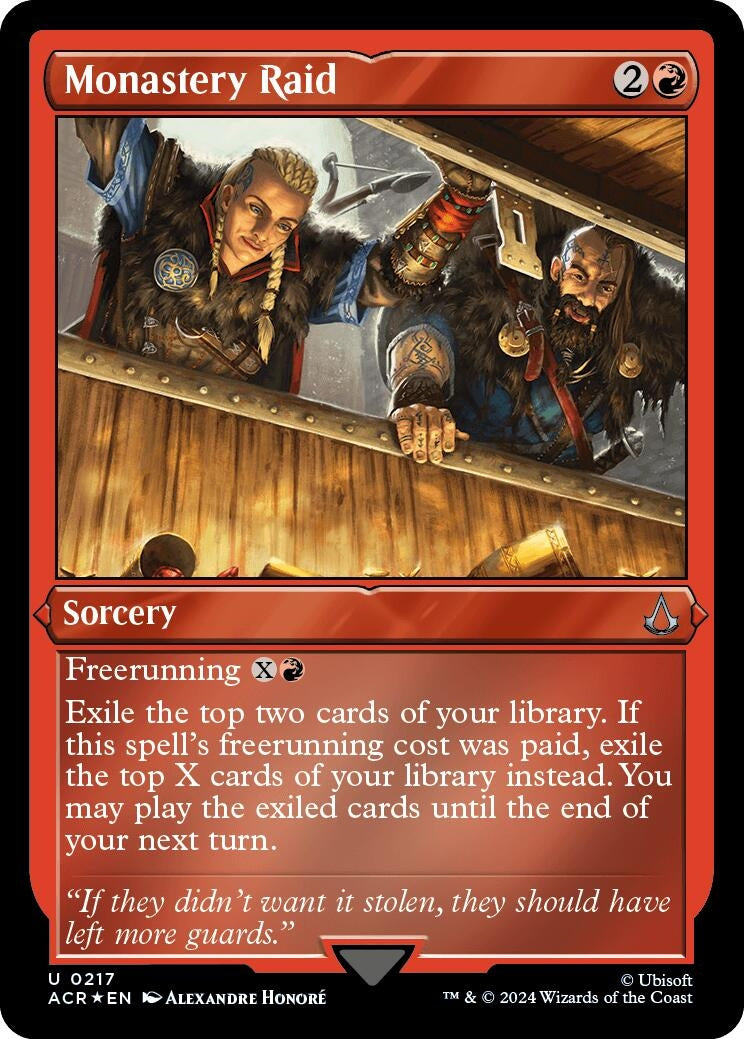 Monastery Raid (Foil Etched) (217) [ACR] - MTG Single