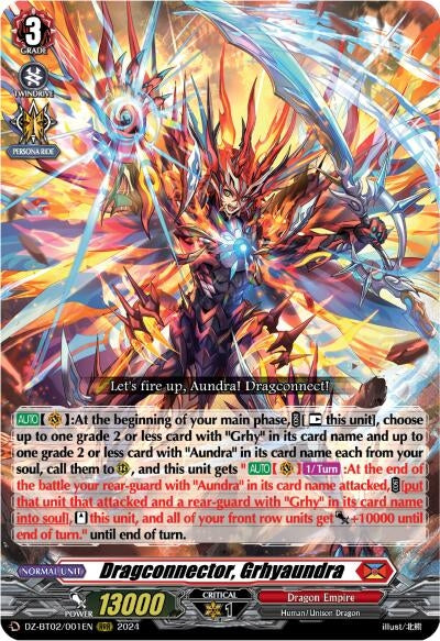 Dragconnector Grhyaundra (2001) [DZBT02] - Cardfight Vanguard Single