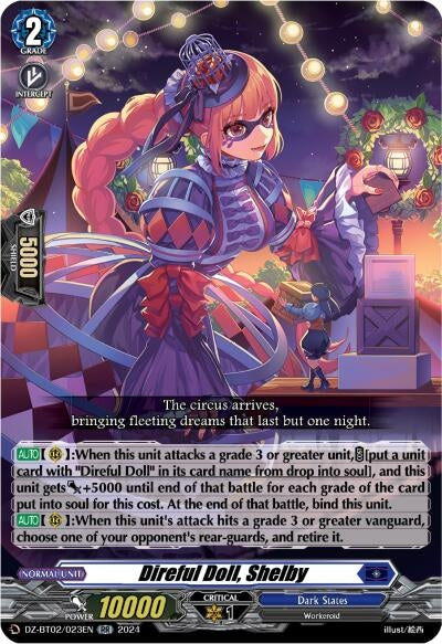 Direful Doll Shelby (2023) [DZBT02] - Cardfight Vanguard Single
