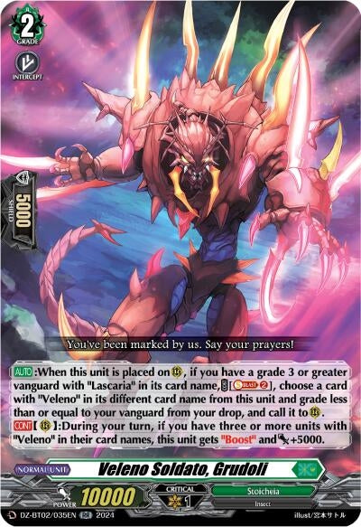 Veleno Soldato Grudoli (2035) [DZBT02] - Cardfight Vanguard Single
