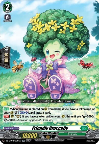Friendly Broccolly (2036) [DZBT02] - Cardfight Vanguard Single
