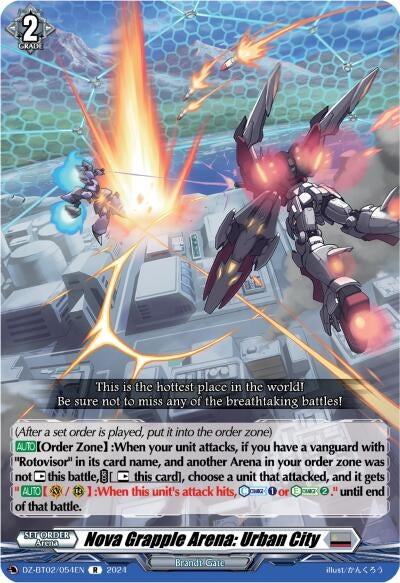 Nova Grapple Arena: Urban City (2054) [DZBT02] - Cardfight Vanguard Single