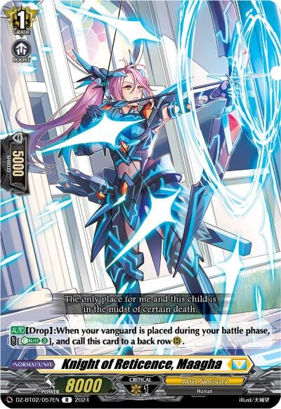 Knight of Reticence Maagha (2057) [DZBT02] - Cardfight Vanguard Single