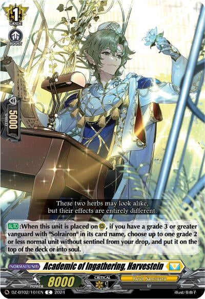 Academic of Ingathering Harvestein (2101) [DZBT02] - Cardfight Vanguard Single