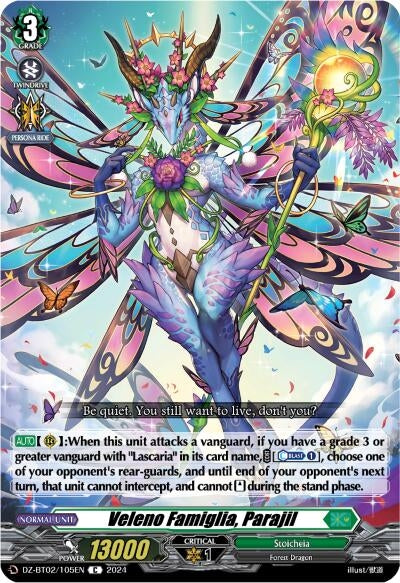 Veleno Famiglia Parajil (2105) [DZBT02] - Cardfight Vanguard Single