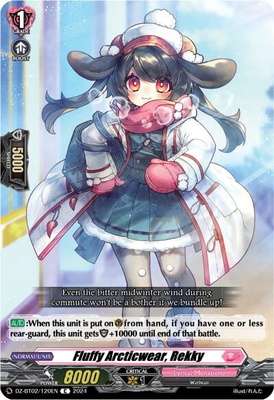 Fluffy Arcticwear Rekky (2120) [DZBT02] - Cardfight Vanguard Single