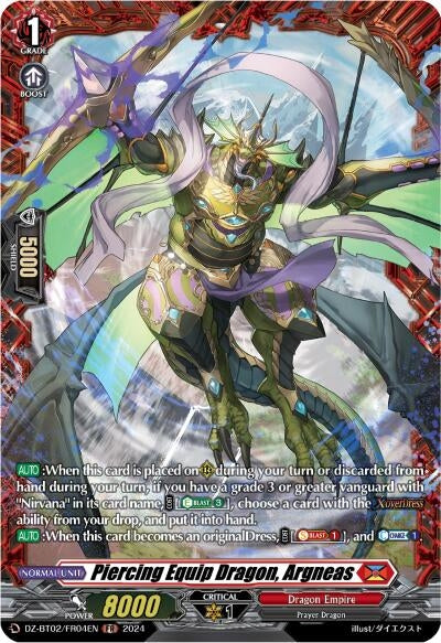 Piercing Equip Dragon Argneas (FR) (204) [DZBT02] - Cardfight Vanguard Single