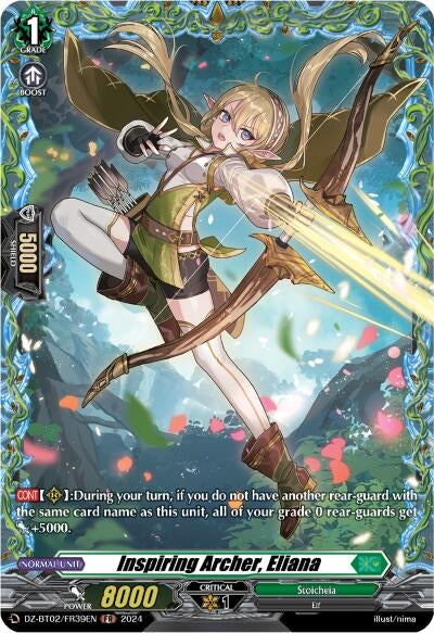Inspiring Archer Eliana (FR) (239) [DZBT02] - Cardfight Vanguard Single