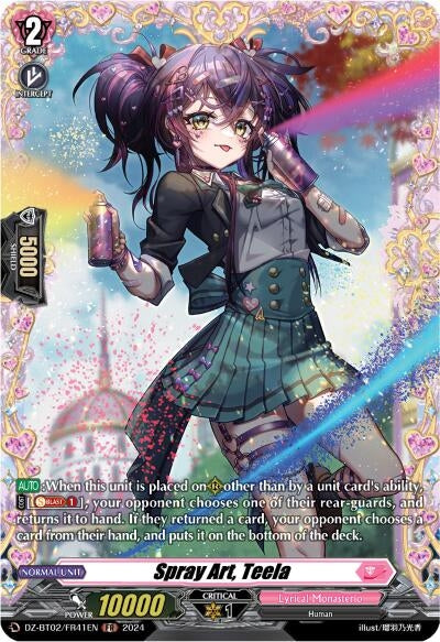 Spray Art Teela (FR) (241) [DZBT02] - Cardfight Vanguard Single