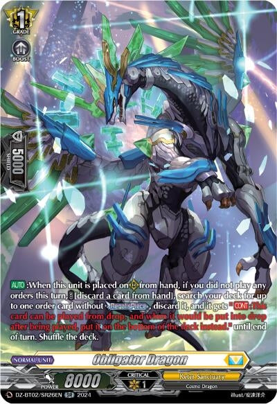Obligator Dragon (SR) (226) [DZBT02] - Cardfight Vanguard Single