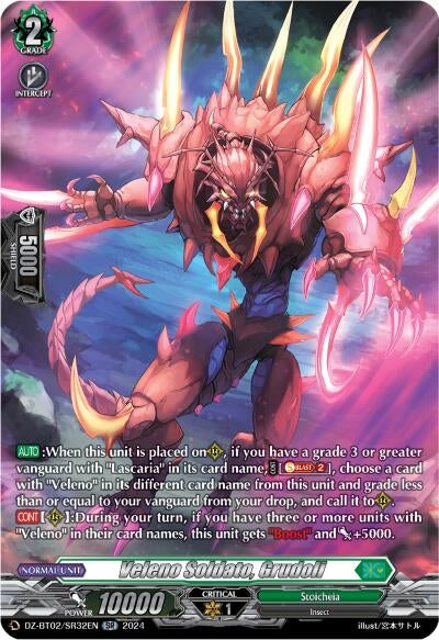 Veleno Soldato Grudoli (SR) (232) [DZBT02] - Cardfight Vanguard Single