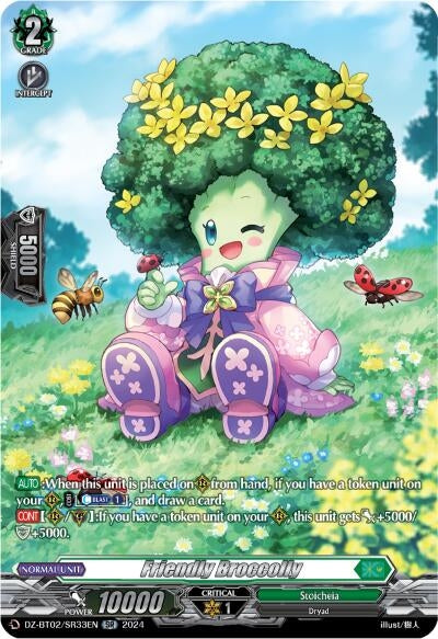 Friendly Broccolly (SR) (233) [DZBT02] - Cardfight Vanguard Single