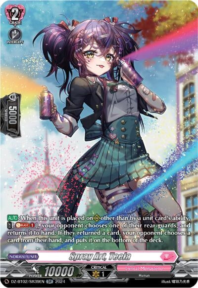 Spray Art Teela (SR) (239) [DZBT02] - Cardfight Vanguard Single