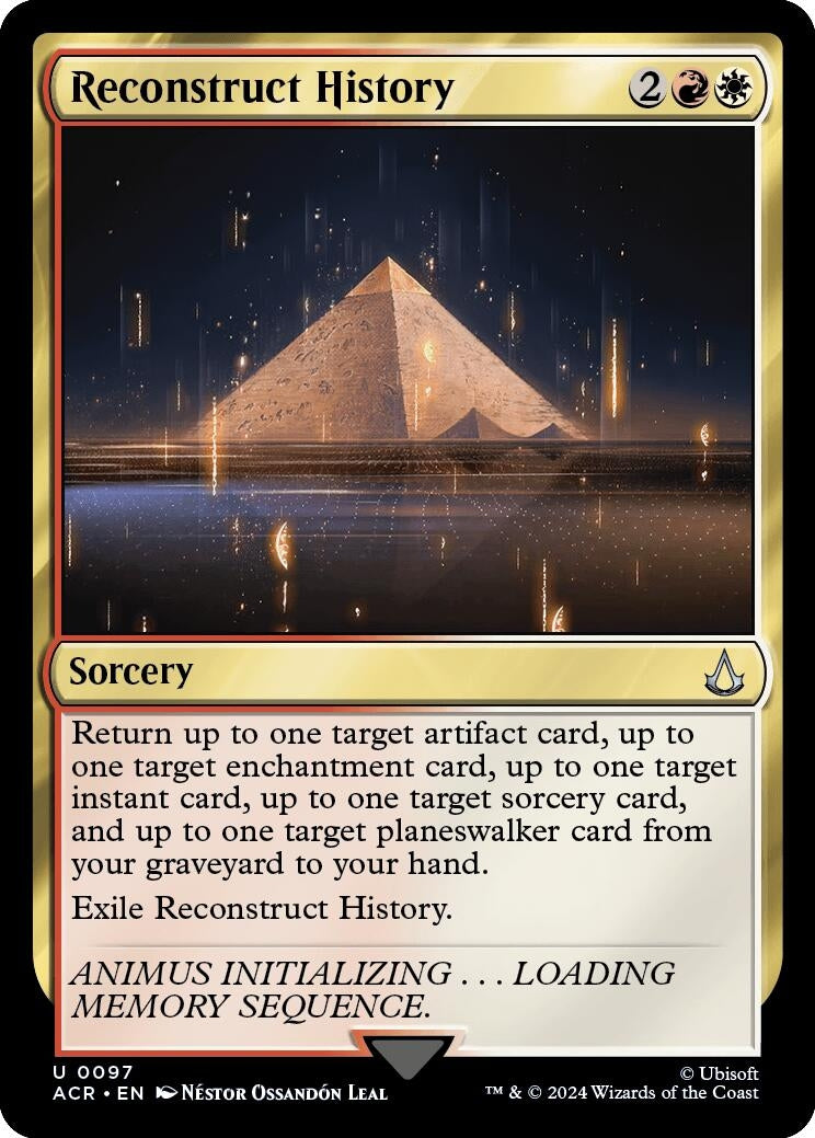 Reconstruct History (97) [ACR] - MTG Single