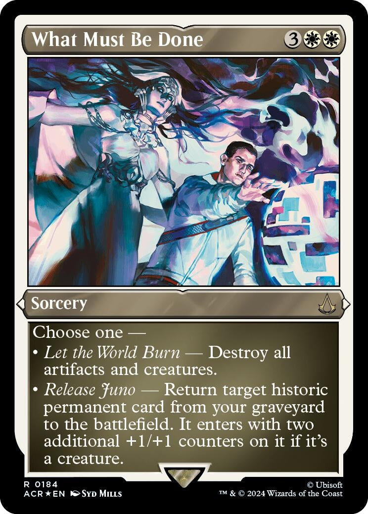What Must Be Done (Foil Etched) (184) [ACR] - MTG Single