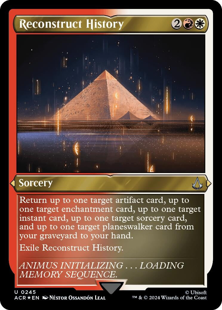 Reconstruct History (Foil Etched) (245) [ACR] - MTG Single