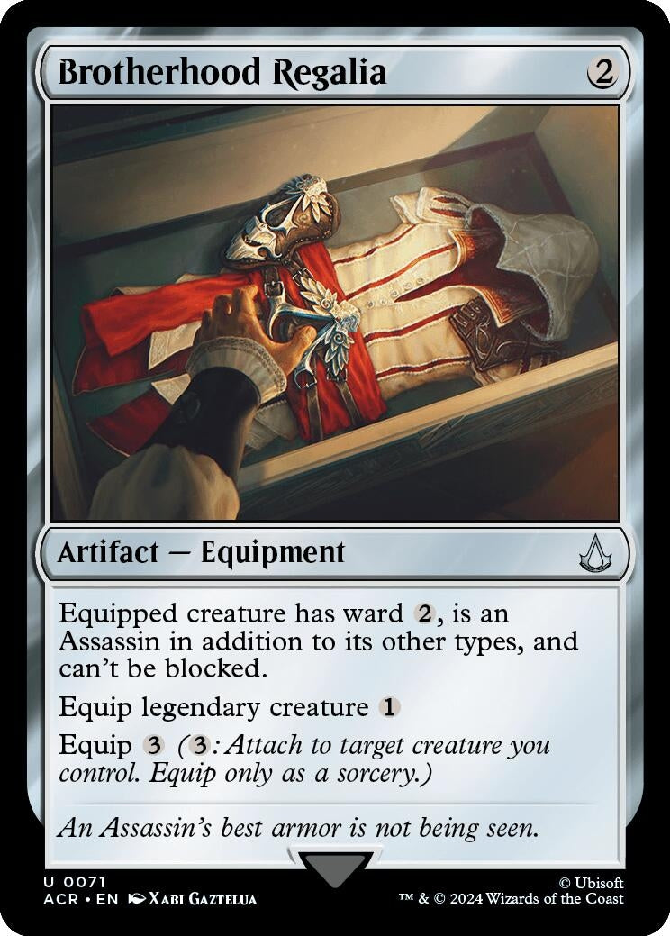 Brotherhood Regalia (71) [ACR] - MTG Single