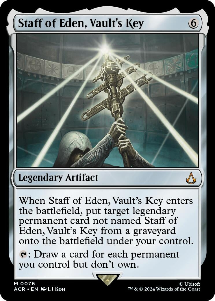 Staff of Eden Vault’s Key (76) [ACR] - MTG Single