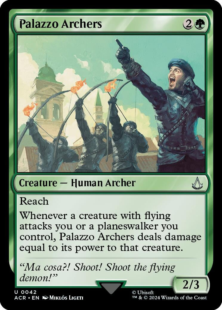 Palazzo Archers (42) [ACR] - MTG Single