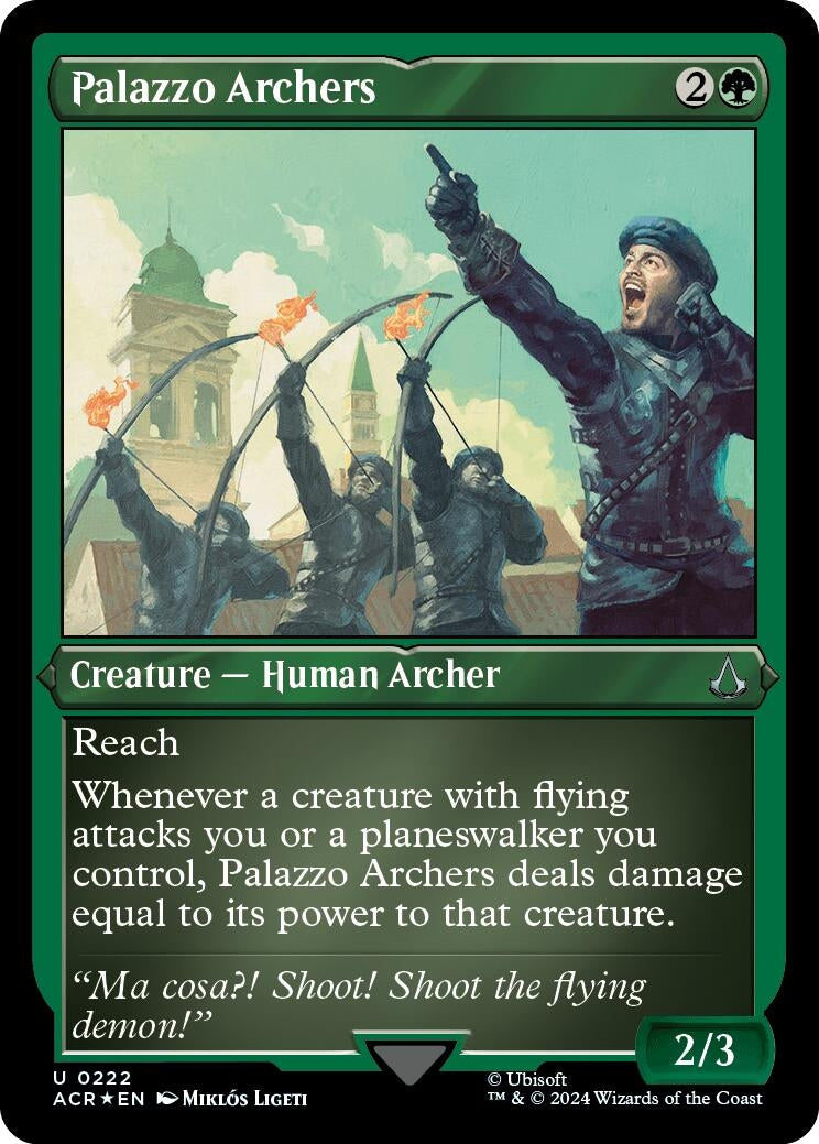 Palazzo Archers (Foil Etched) (222) [ACR] - MTG Single