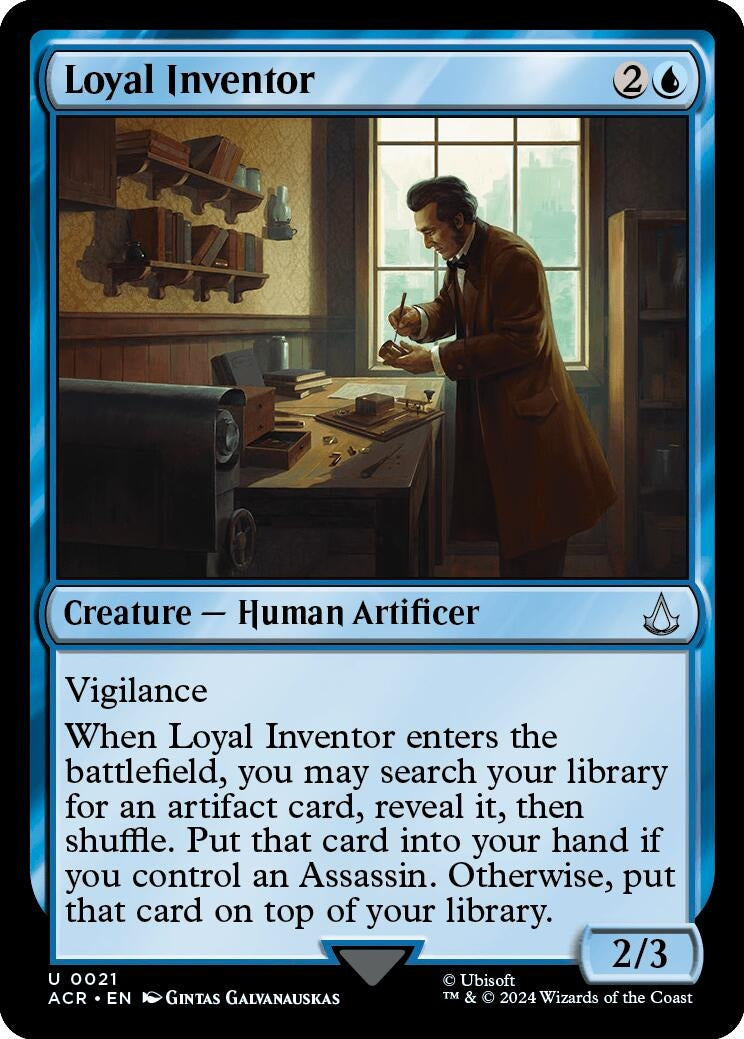 Loyal Inventor (21) [ACR] - MTG Single