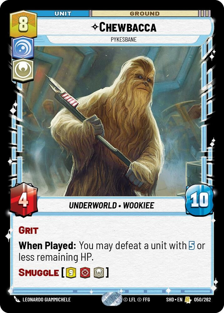 Chewbacca - Pykesbane (50) (SHD) - Star Wars: Unlimited Single