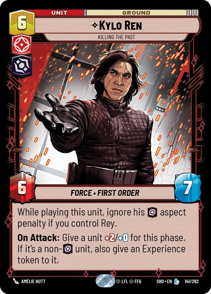 Kylo Ren - Killing the Past (141) (SHD) - Star Wars: Unlimited Single