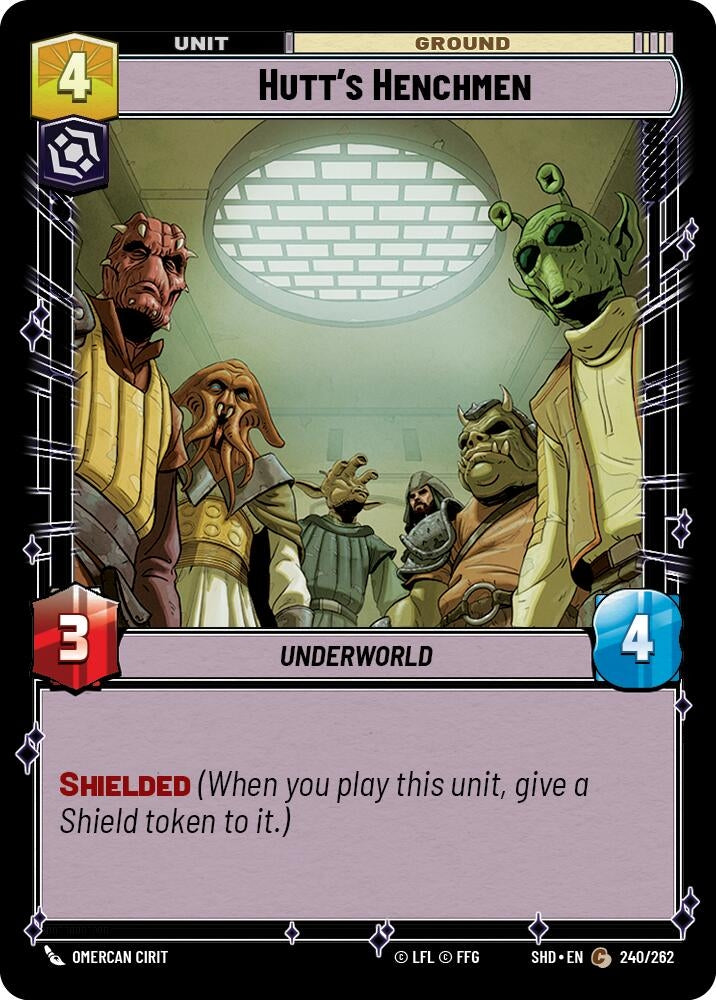 Hutt’s Henchmen (240) (SHD) - Star Wars: Unlimited Single
