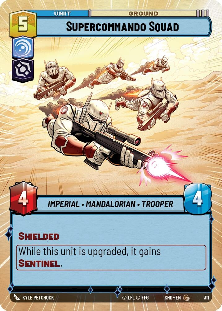 Supercommando Squad (Hyperspace) (311) (SHD) - Star Wars: Unlimited Single