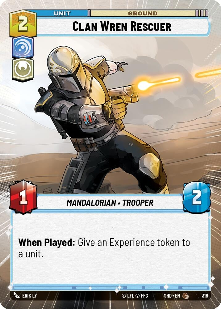 Clan Wren Rescuer (Hyperspace) (316) (SHD) - Star Wars: Unlimited Single
