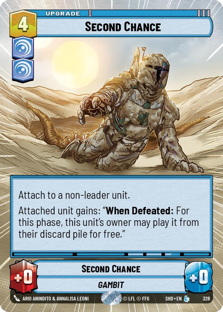 Second Chance (Hyperspace) (328) (SHD) - Star Wars: Unlimited Single