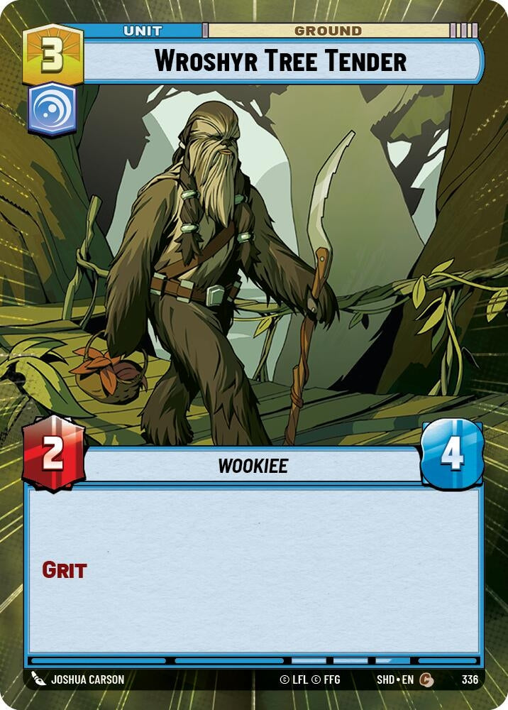 Wroshyr Tree Tender (Hyperspace) (336) (SHD) - Star Wars: Unlimited Single