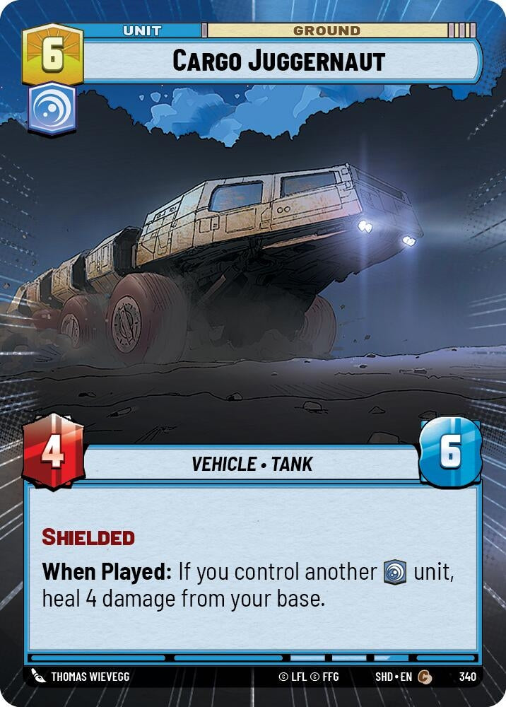 Image for Cargo Juggernaut (Hyperspace) (340) (Shadows of the Galaxy) - Star Wars: Unlimited