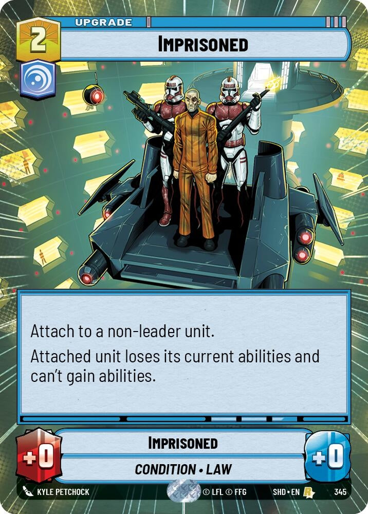 Imprisoned (Hyperspace) (345) (SHD) - Star Wars: Unlimited Single