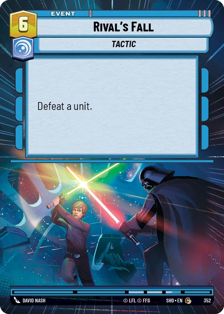 Rival’s Fall (Hyperspace) (352) (SHD) - Star Wars: Unlimited Single