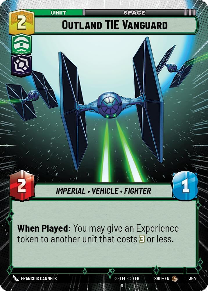 Outland TIE Vanguard (Hyperspace) (354) (SHD) - Star Wars: Unlimited Single