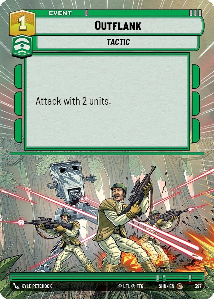 Outflank (Hyperspace) (397) (SHD) - Star Wars: Unlimited Single