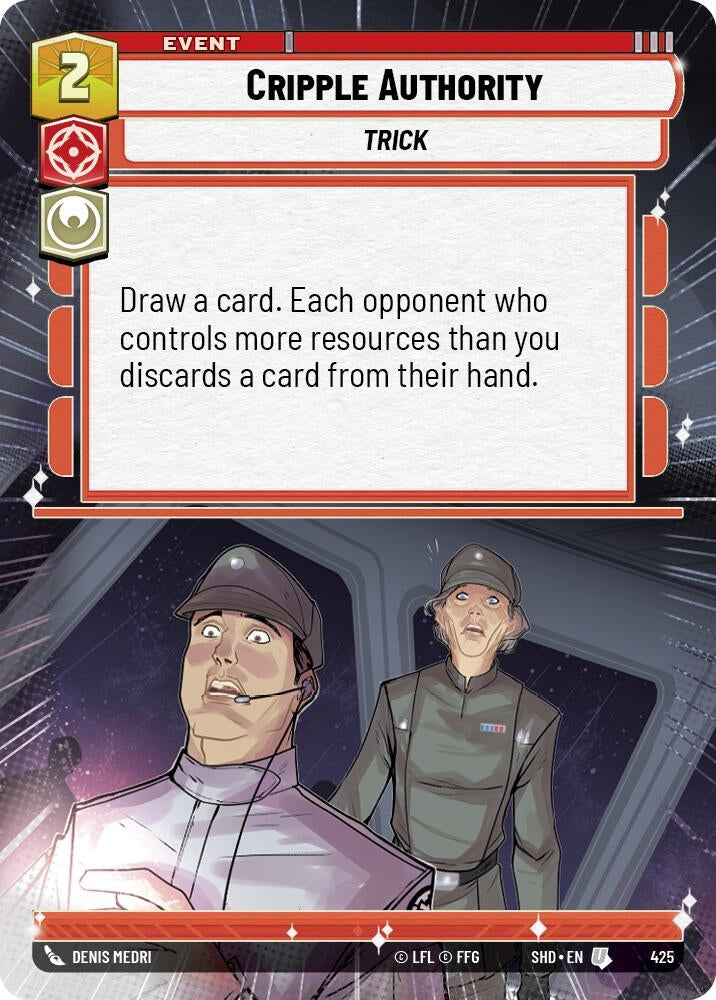 Cripple Authority (Hyperspace) (425) (SHD) - Star Wars: Unlimited Single