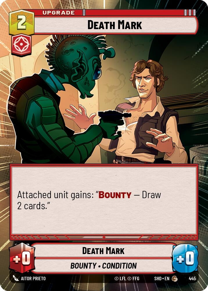 Death Mark (Hyperspace) (445) (SHD) - Star Wars: Unlimited Single