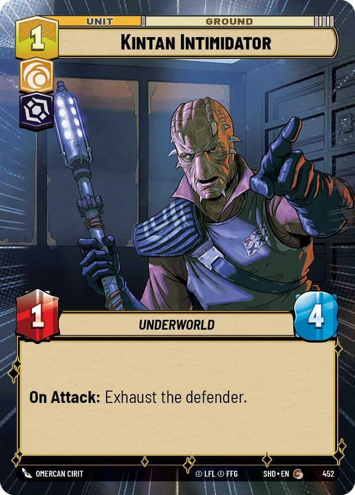 Kintan Intimidator (Hyperspace) (452) (SHD) - Star Wars: Unlimited Single